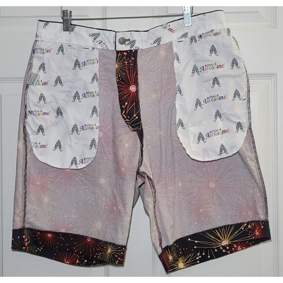 Royal‎ & Awesome Mens (Tagged 38) Measured 36 Ka-Boom Golf Shorts - Picture 4 of 9